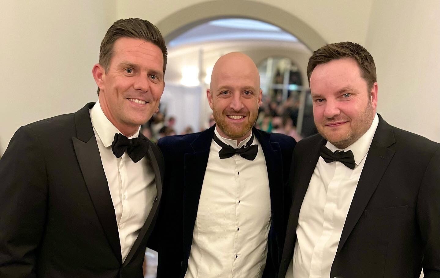 The three founders of Perform Partners at Leeds Digital Ball