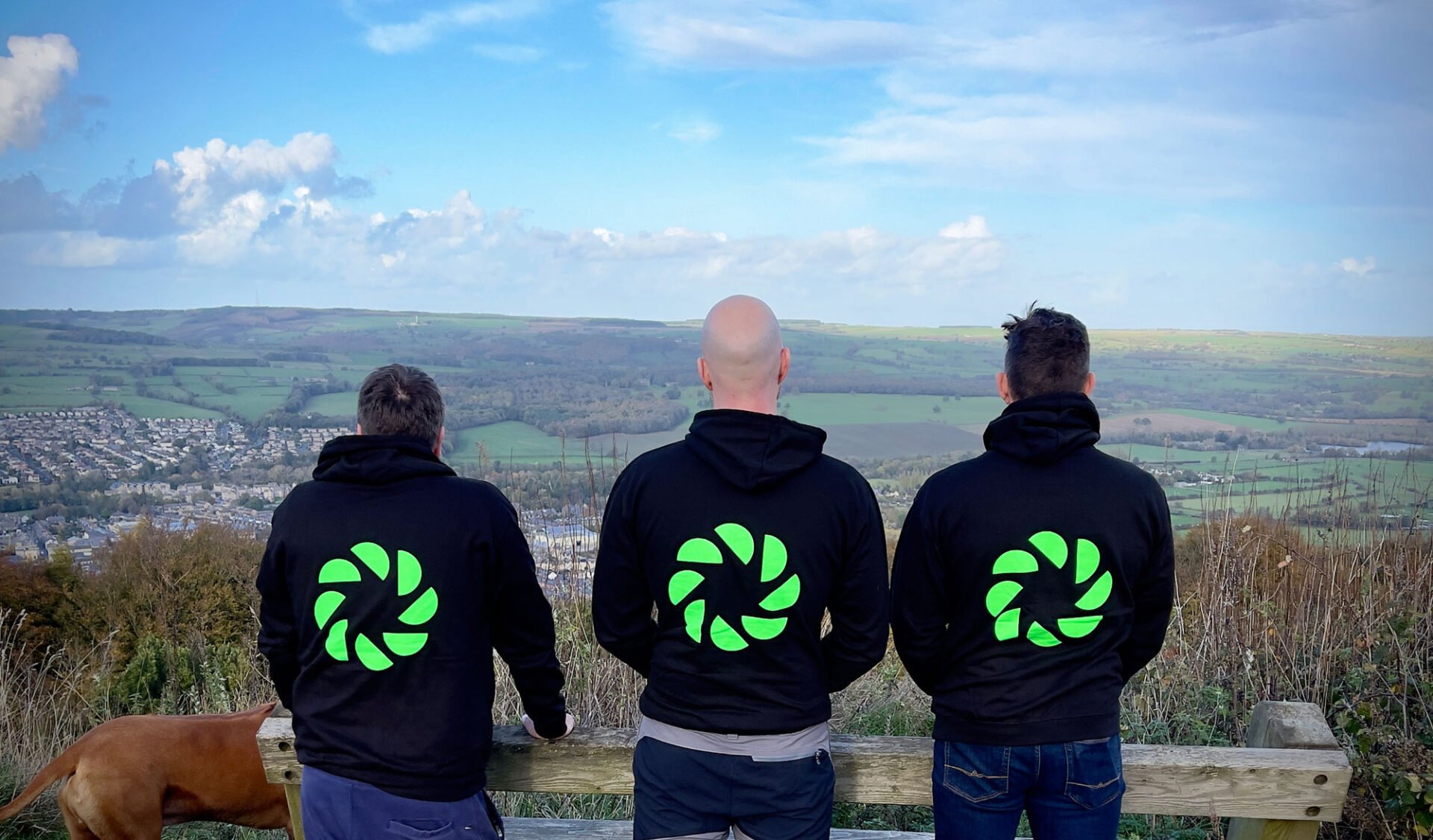 Co-founders Paul, Shaun and Rob at the Chevin Seed Collection and 4th Birthday Walk