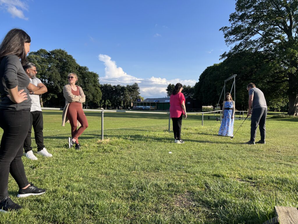 Perform Partners social - picking in the Horsforth Park