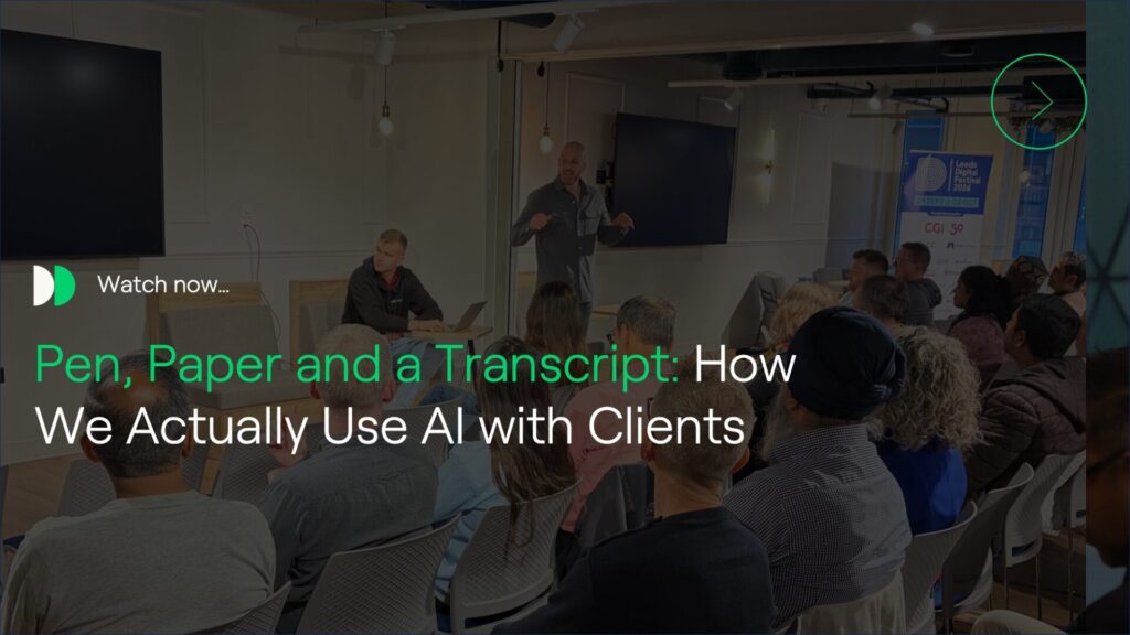 Pen, Paper and a Transcript: How We Actually Use AI with Clients